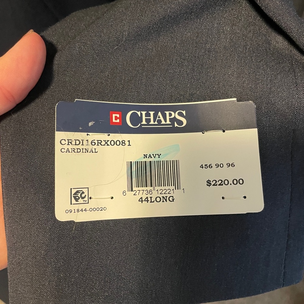 Chaps Men's Navy Blazer - Picture 4 of 5
